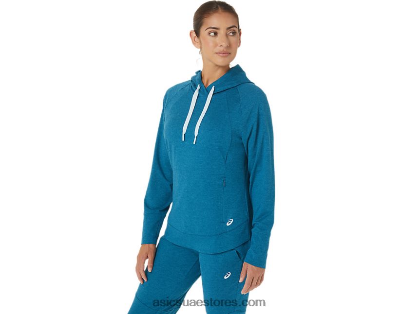 Asics أعماق البحار البط البري spacedye كنزة بغطاء للرأس للتكنولوجيا للنساء 2N24DJ2809