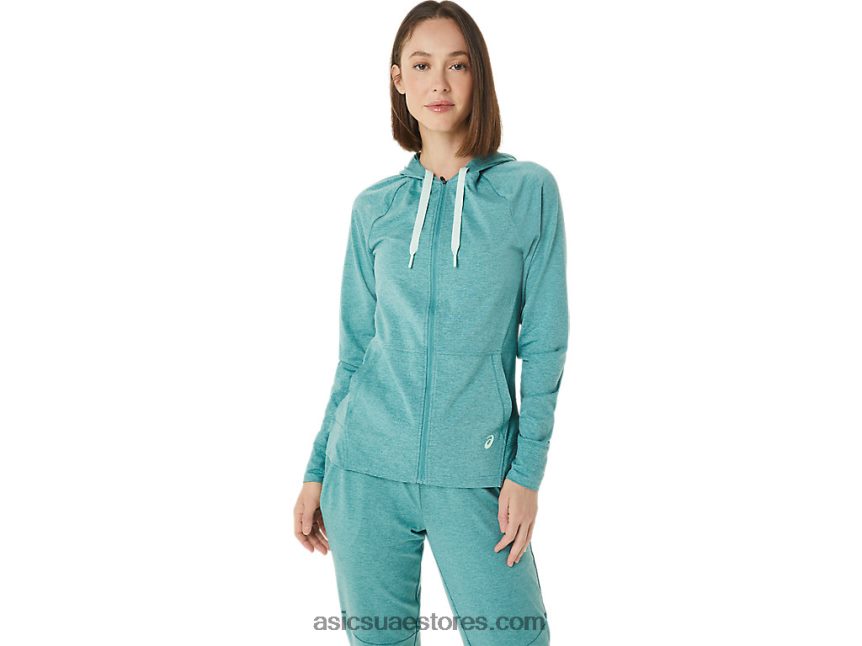 Asics حكيم spacedye هودي بسحّاب كامل للتكنولوجيا النسائي 2N24DJ3265