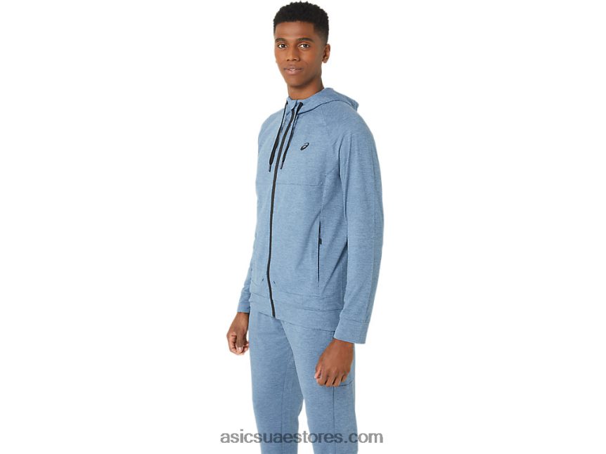 Asics الصلب الأزرق spacedye تيك تيك هودي للرجال 2.0.0 تحديث 2N24DJ44