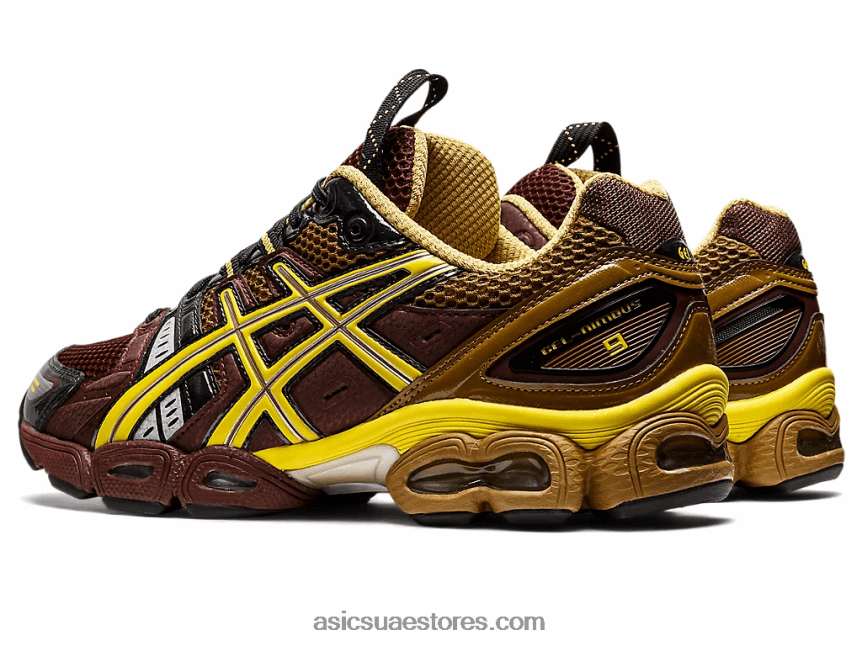 Asics زبيب الروم / لمعان أخضر ub3-s هلام نيمبوس 9 2N24DJ1252