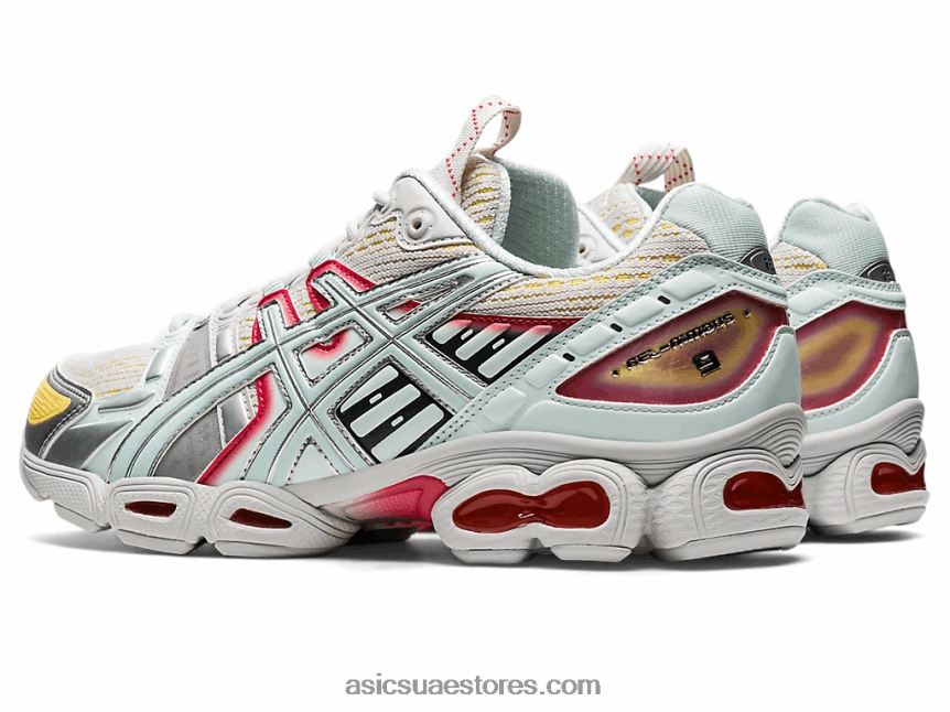 Asics الرمادي الجليدي / البحر المهدئ ub5-s هلام نيمبوس 9 2N24DJ900