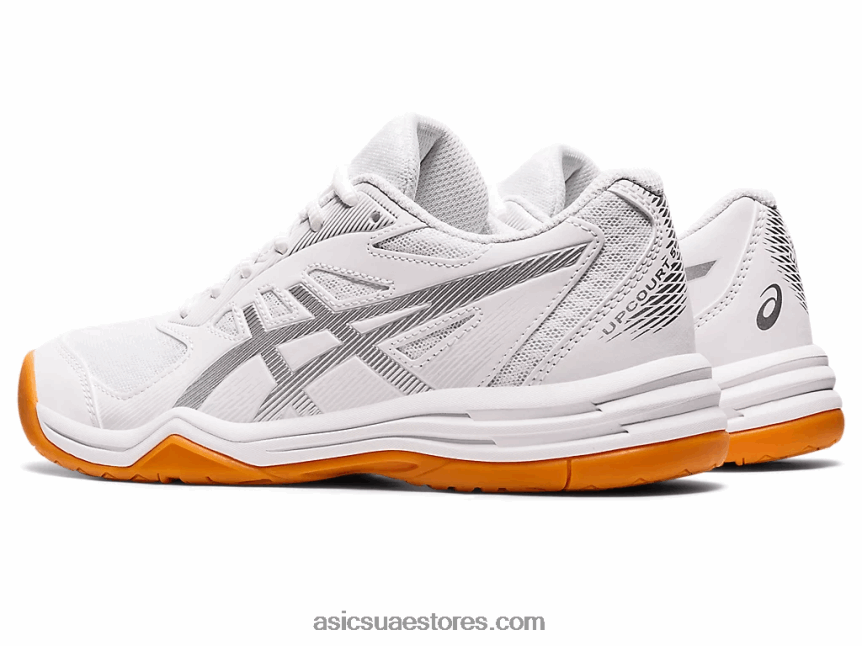 Asics أبيض / فضي نقي upcourt 5 2N24DJ3158