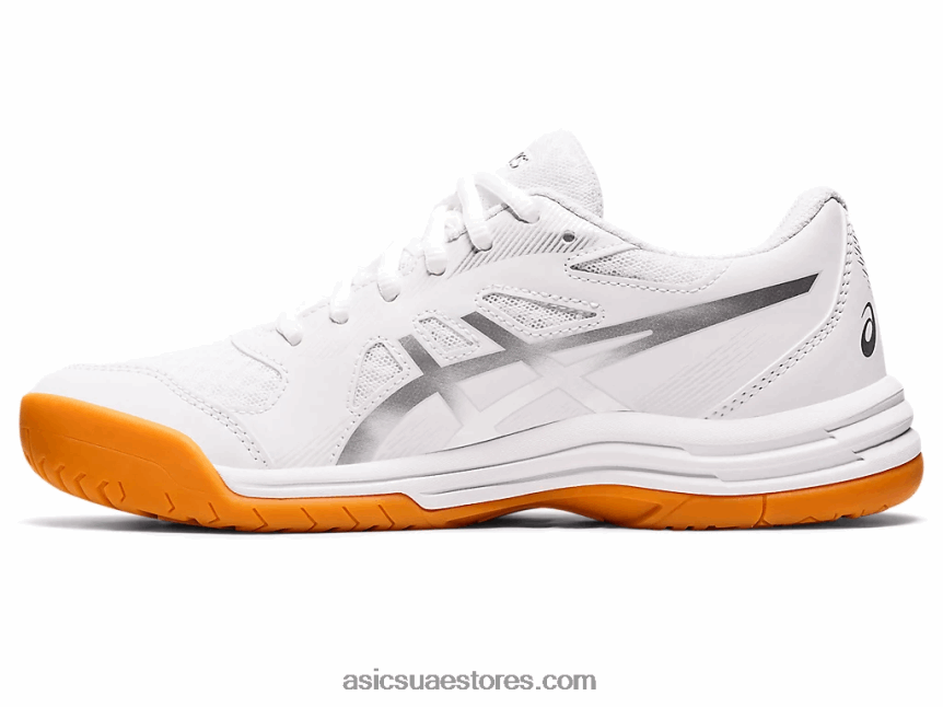 Asics أبيض / فضي نقي upcourt 5 2N24DJ3158