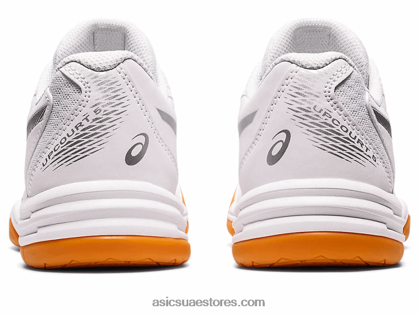 Asics أبيض / فضي نقي upcourt 5 2N24DJ3158