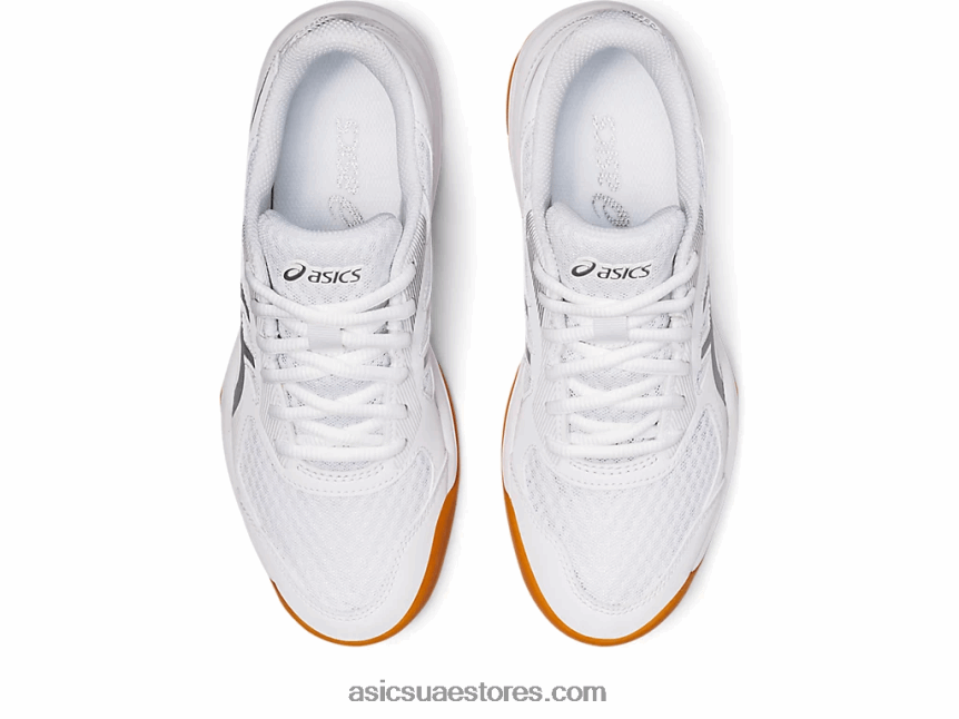 Asics أبيض / فضي نقي upcourt 5 2N24DJ3158