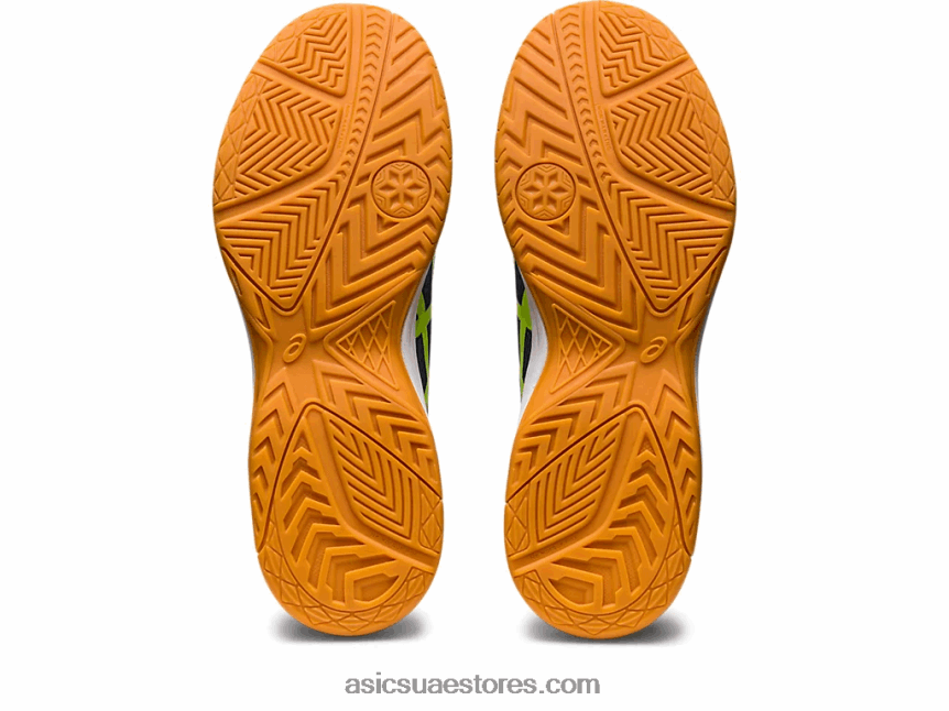 Asics منتصف الليل / أخضر خطر upcourt 5 2N24DJ466