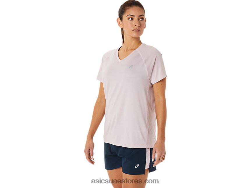 Asics بالكاد ارتفعت هيذر طقم نسائي جاهز بياقة على شكل حرف v 2N24DJ3264