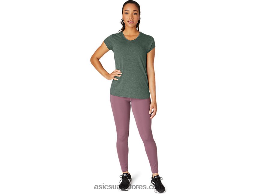 Asics هيذر اللبلاب المرأة أعلى هيذر vneck 2N24DJ2159