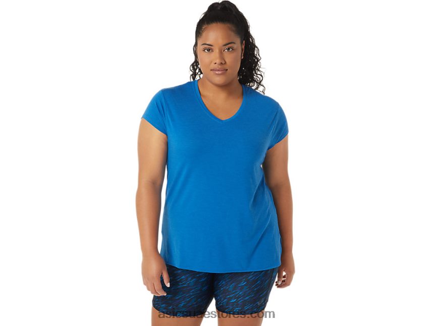 Asics هيذر محرك البحيرة المرأة أعلى هيذر vneck 2N24DJ3410