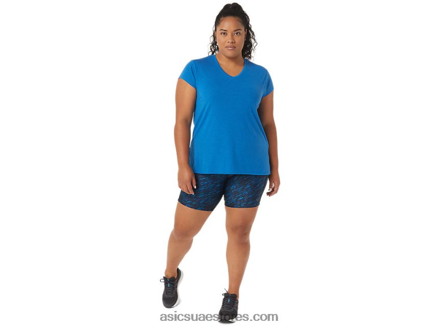 Asics هيذر محرك البحيرة المرأة أعلى هيذر vneck 2N24DJ3410