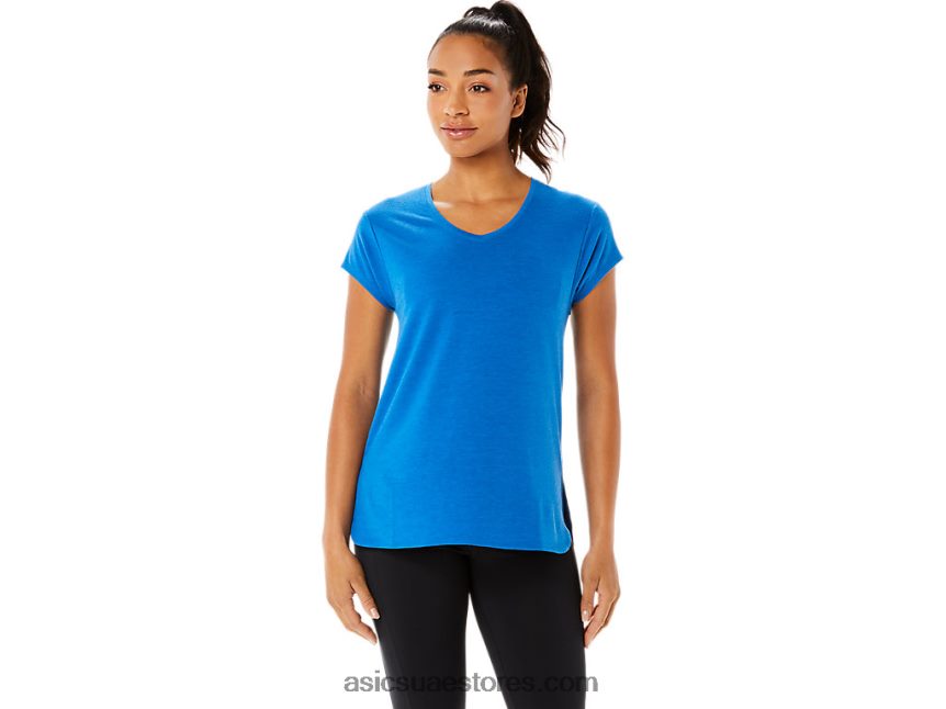 Asics هيذر محرك البحيرة المرأة أعلى هيذر vneck 2N24DJ3410