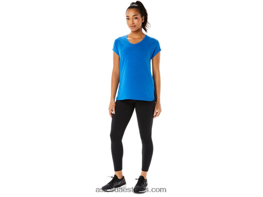 Asics هيذر محرك البحيرة المرأة أعلى هيذر vneck 2N24DJ3410