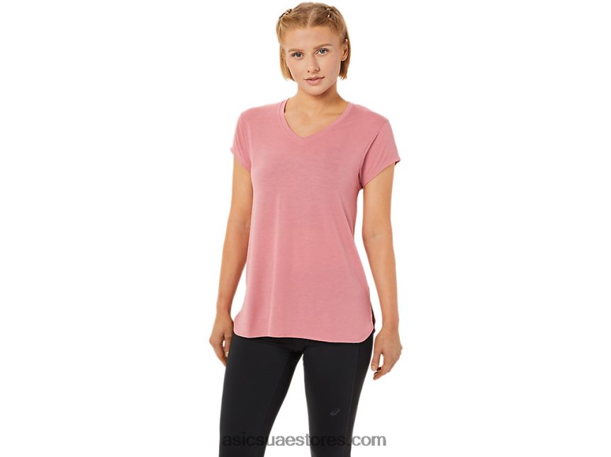 Asics ارتفع سموكي هيذر المرأة أعلى هيذر vneck 2N24DJ3838