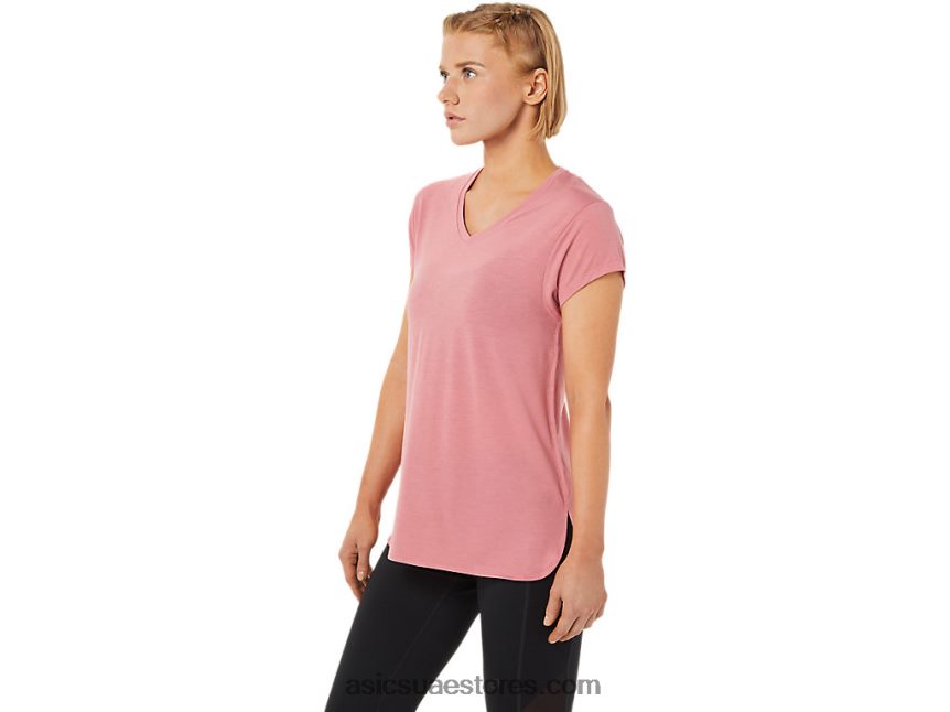 Asics ارتفع سموكي هيذر المرأة أعلى هيذر vneck 2N24DJ3838