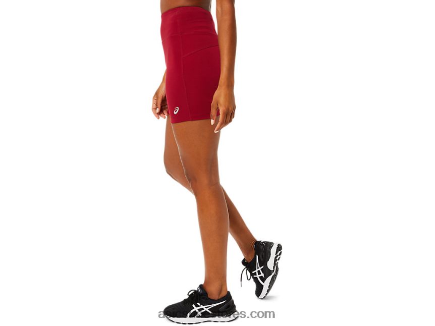 Asics بورجوندي w pr lyte 5in المدى القصير 2N24DJ3841