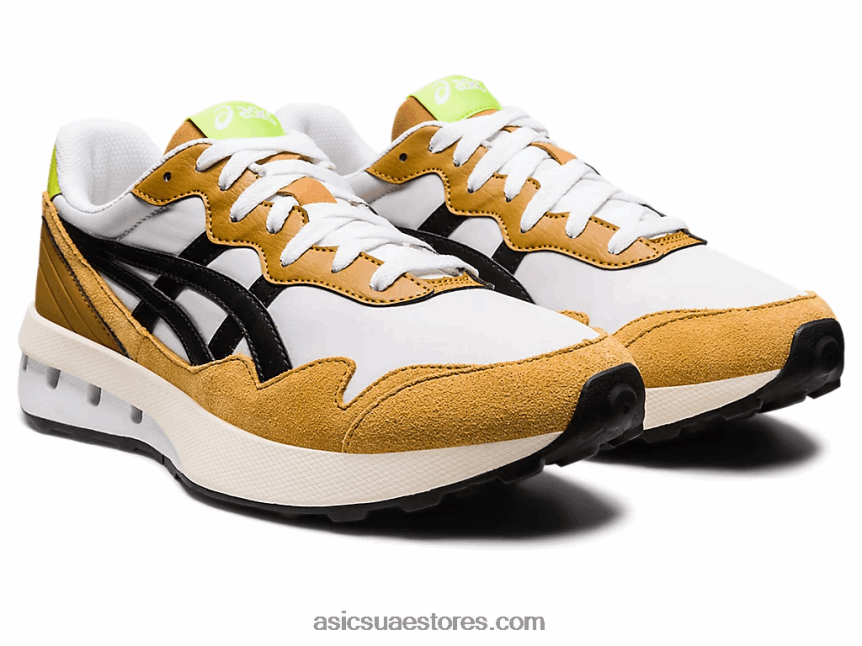 Asics أبيض / تان بريسيديو عداء ببطء x81 2N24DJ1066