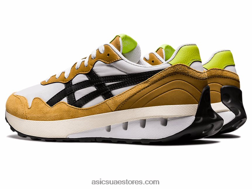 Asics أبيض / تان بريسيديو عداء ببطء x81 2N24DJ1066