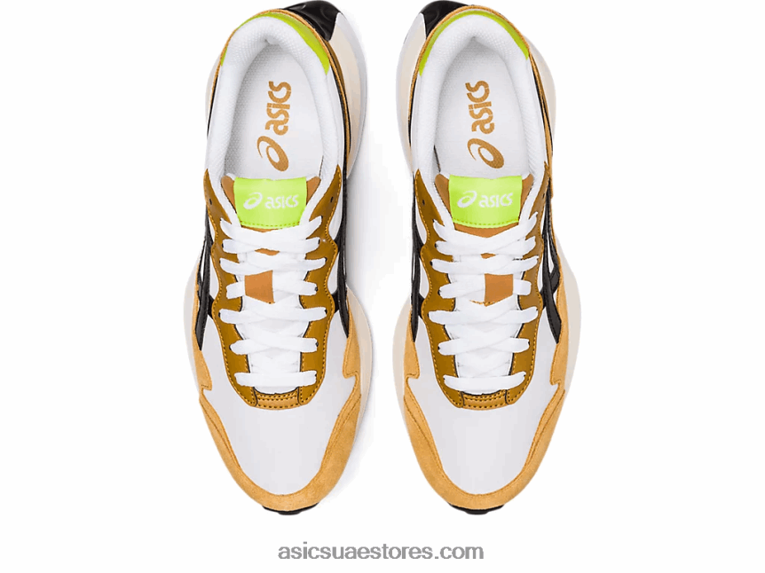 Asics أبيض / تان بريسيديو عداء ببطء x81 2N24DJ1066