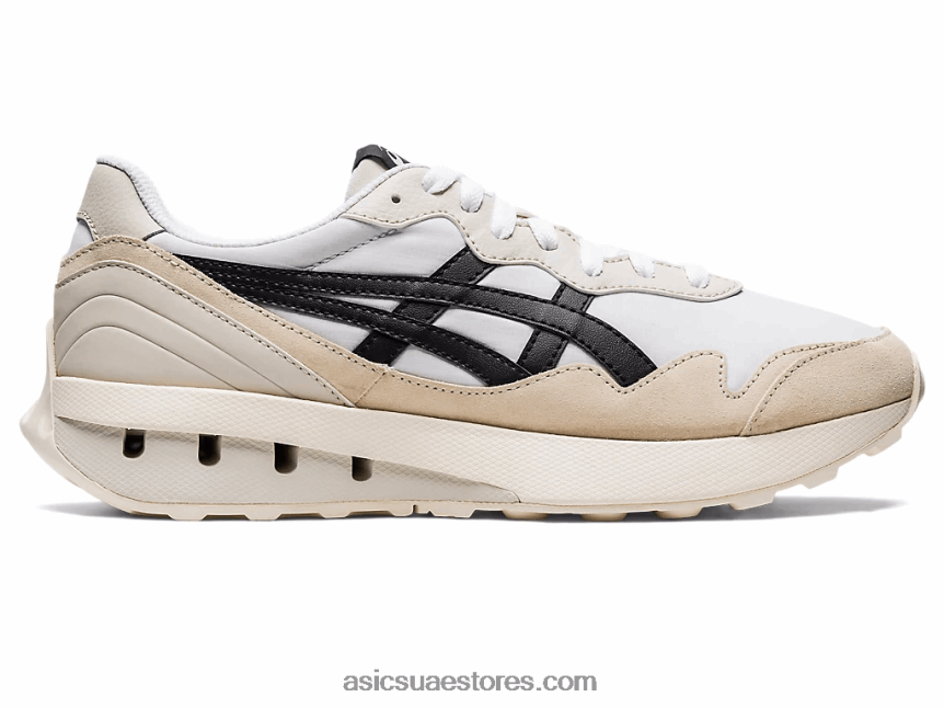 Asics أبيض / دخان رمادي عداء ببطء x81 2N24DJ1074