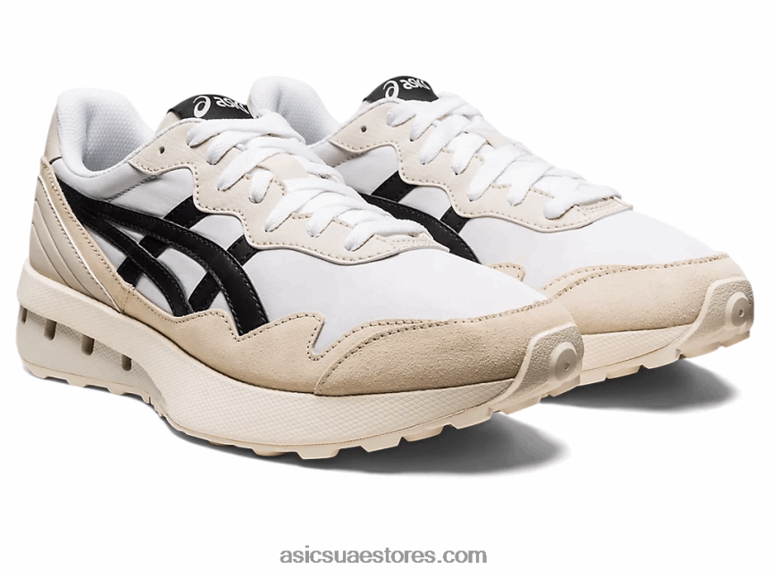 Asics أبيض / دخان رمادي عداء ببطء x81 2N24DJ1074