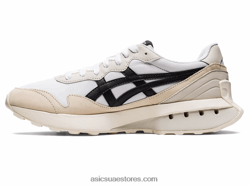 Asics أبيض / دخان رمادي عداء ببطء x81 2N24DJ1074