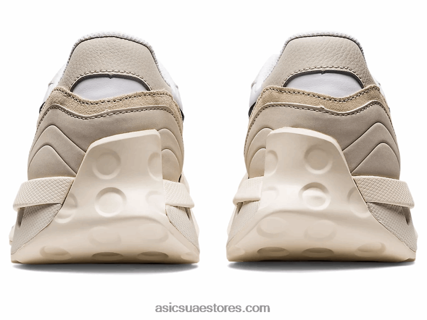 Asics أبيض / دخان رمادي عداء ببطء x81 2N24DJ1074