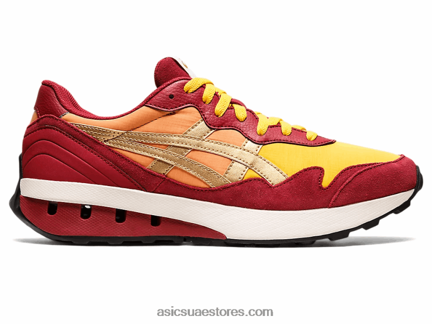 Asics عسل / بورجوندي عداء ببطء x81 2N24DJ1093