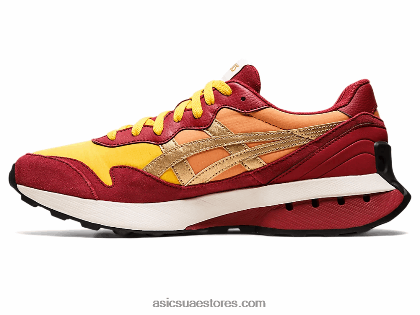 Asics عسل / بورجوندي عداء ببطء x81 2N24DJ1093