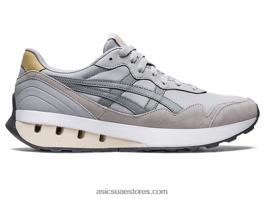 Asics رمادي بيدمونت / رمادي حجري عداء ببطء x81 2N24DJ633