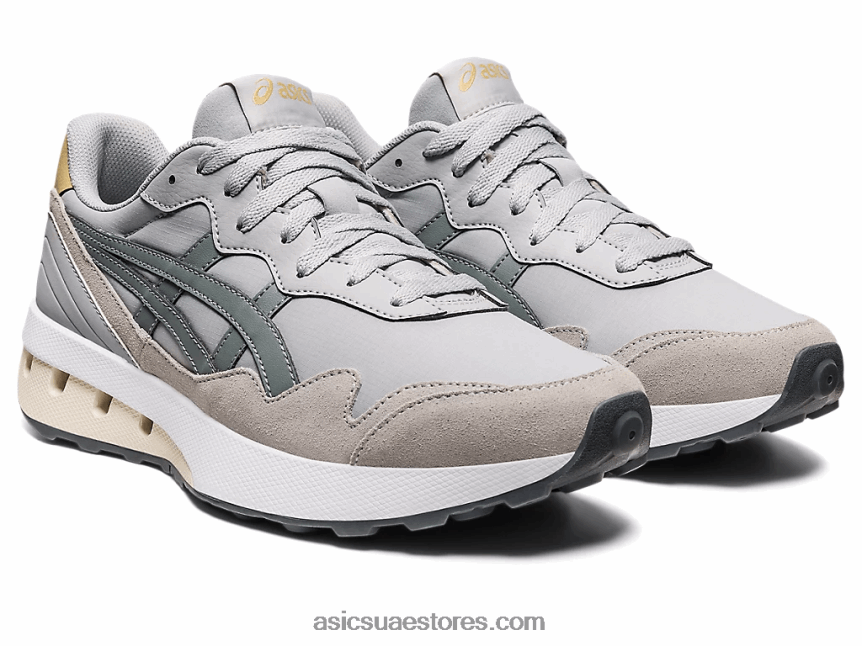 Asics رمادي بيدمونت / رمادي حجري عداء ببطء x81 2N24DJ633