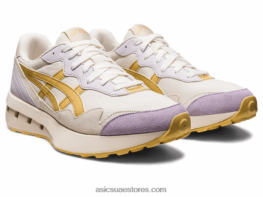 Asics كريم / بني معدني عداء ببطء x81 2N24DJ644