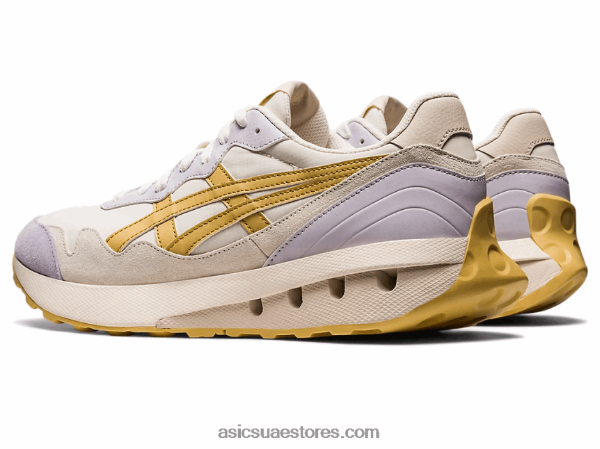 Asics كريم / بني معدني عداء ببطء x81 2N24DJ644