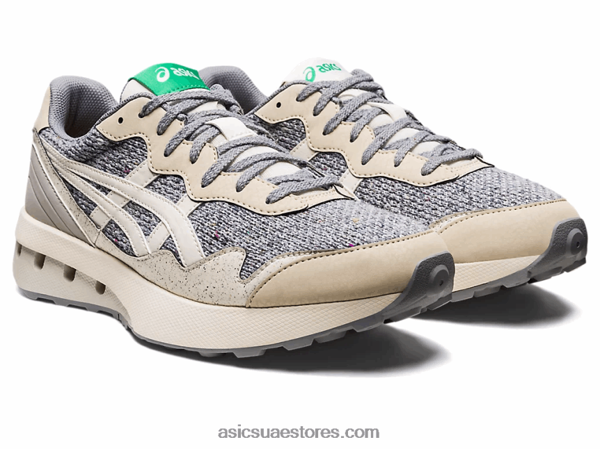 Asics المحار الرمادي / كريم عداء ببطء x81 2N24DJ903