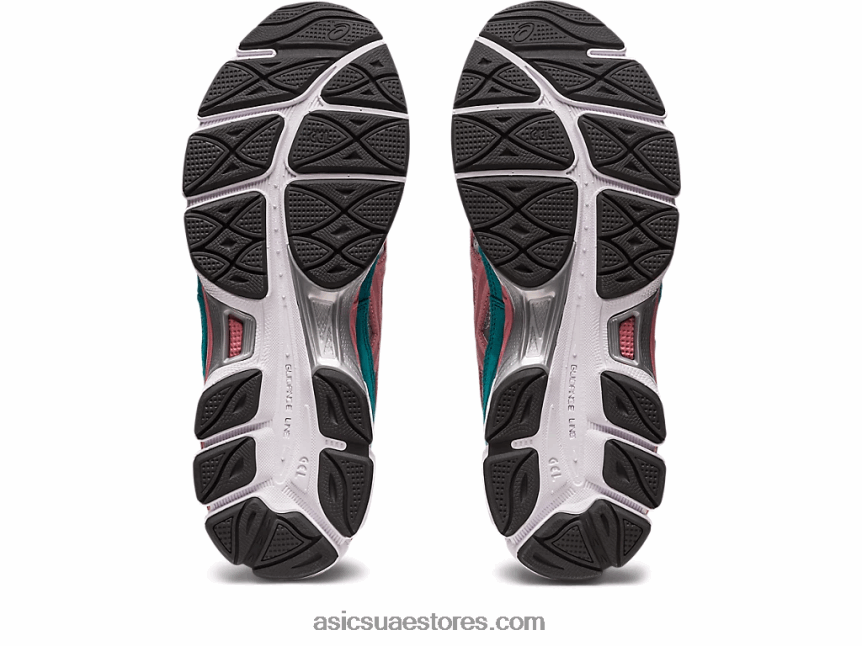 Asics فضي نقي / أخضر أزرق أردواز مستيقظا في نيويورك x gel-nyc 2N24DJ308