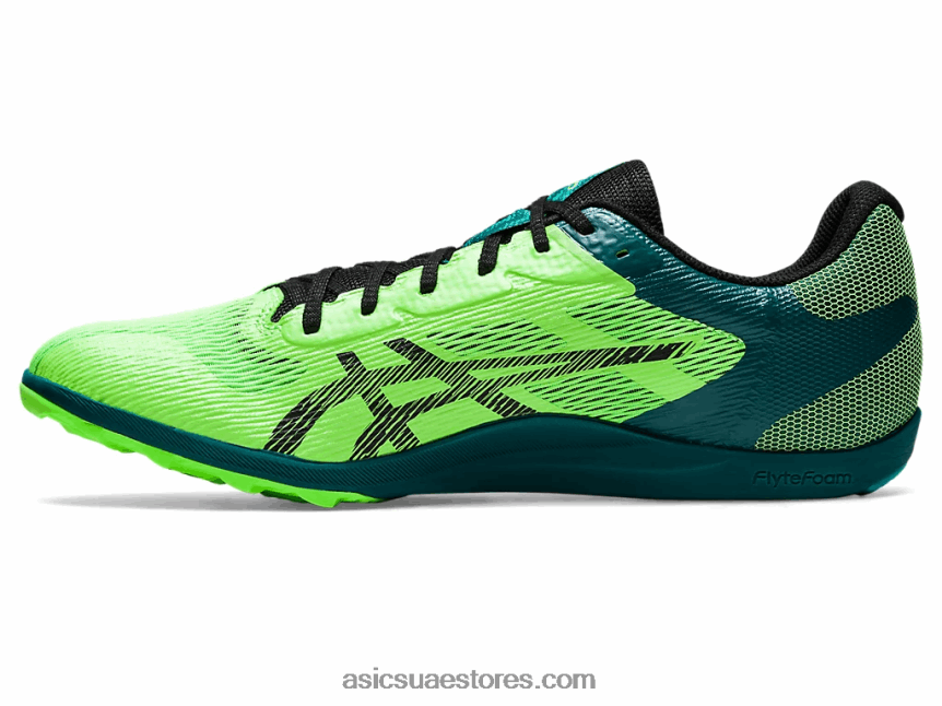 Asics أبو بريص أخضر / أسود عودة xc 2N24DJ681