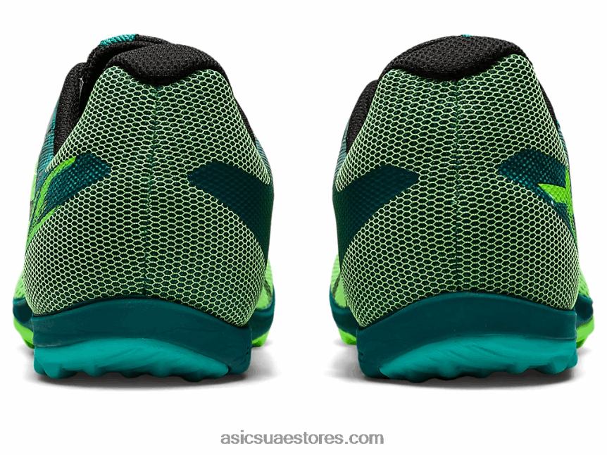 Asics أبو بريص أخضر / أسود عودة xc 2N24DJ681