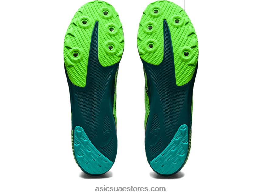 Asics أبو بريص أخضر / أسود عودة xc 2N24DJ681
