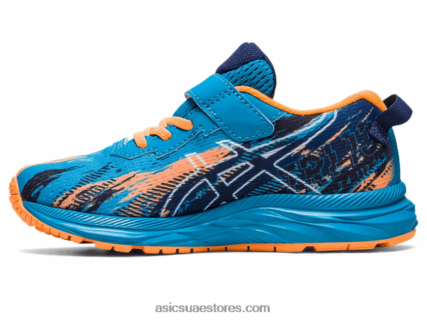 Asics الجزيرة أزرق / أبيض مرحلة ما قبل نوسا ثلاثي 13 ما قبل المدرسة 2N24DJ4263