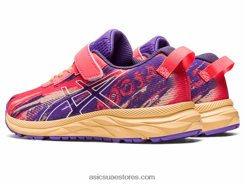 Asics اشتعلت النيران في المرجان / الأبيض مرحلة ما قبل نوسا ثلاثي 13 ما قبل المدرسة 2N24DJ4279