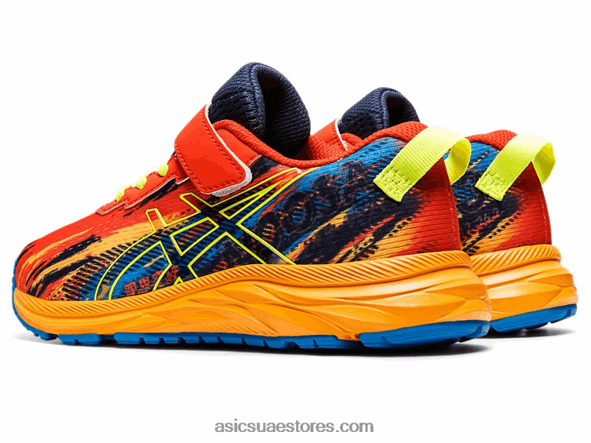Asics طماطم كرزية / صفراء أمان مرحلة ما قبل نوسا ثلاثي 13 ما قبل المدرسة 2N24DJ4347