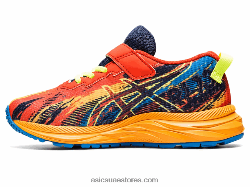 Asics طماطم كرزية / صفراء أمان مرحلة ما قبل نوسا ثلاثي 13 ما قبل المدرسة 2N24DJ4347