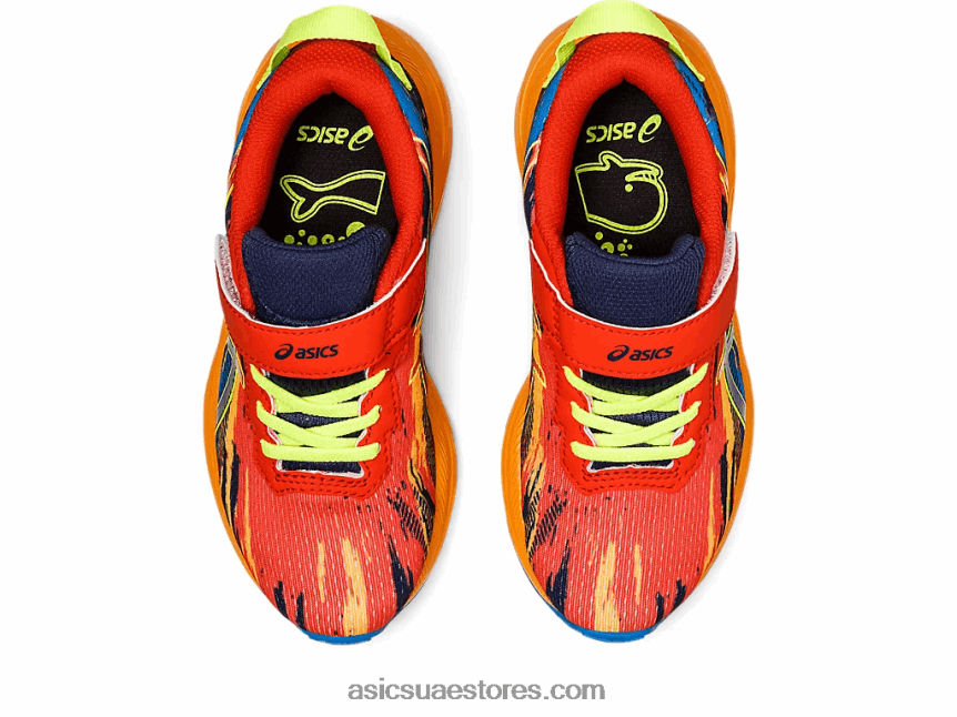 Asics طماطم كرزية / صفراء أمان مرحلة ما قبل نوسا ثلاثي 13 ما قبل المدرسة 2N24DJ4347