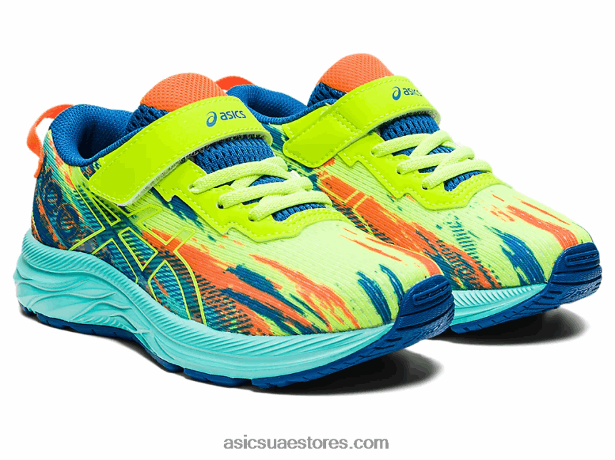 Asics الخطر الأخضر مرحلة ما قبل نوسا ثلاثي 13 ما قبل المدرسة 2N24DJ4421