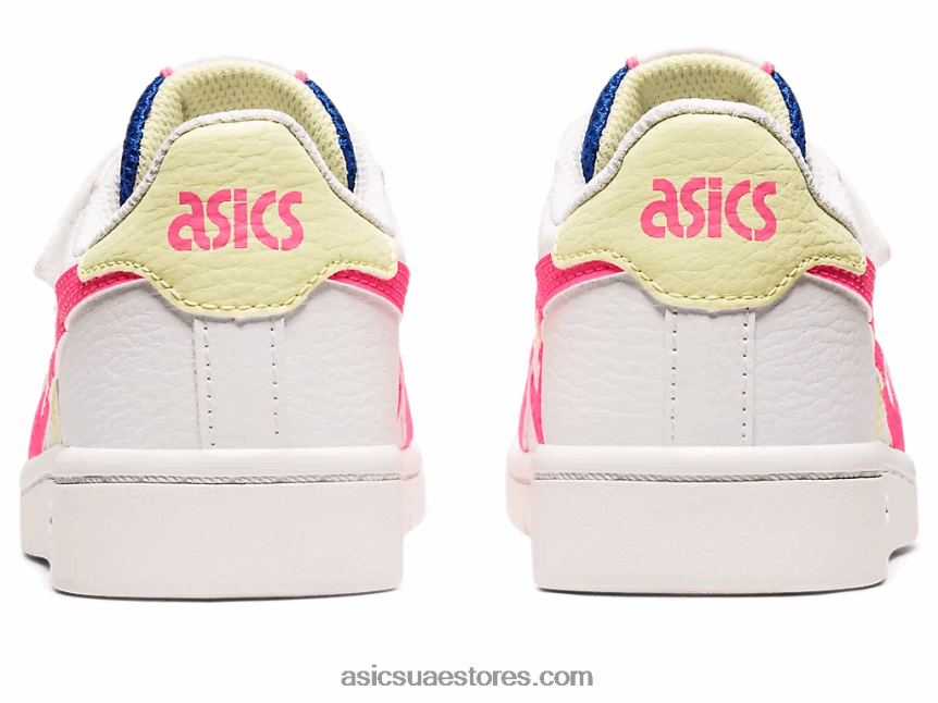 Asics أبيض / وردي ساخن حضانة اليابان 2N24DJ4418