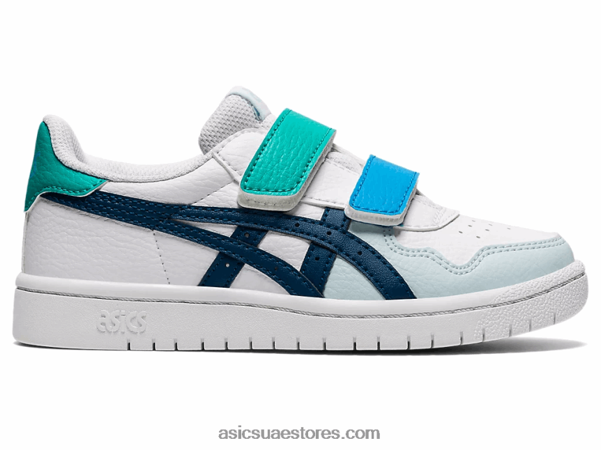 Asics أبيض / ماكو أزرق حضانة اليابان 2N24DJ4540