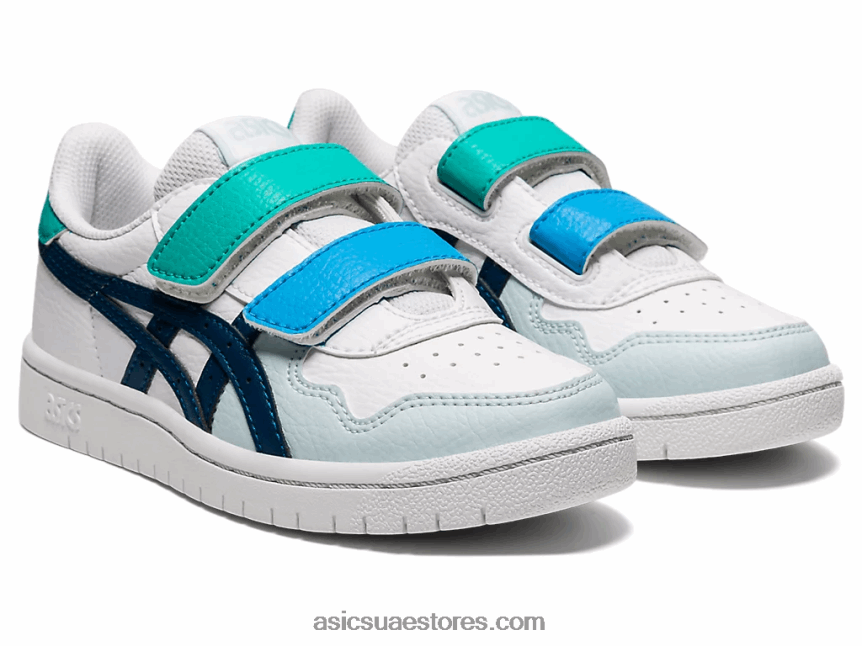 Asics أبيض / ماكو أزرق حضانة اليابان 2N24DJ4540