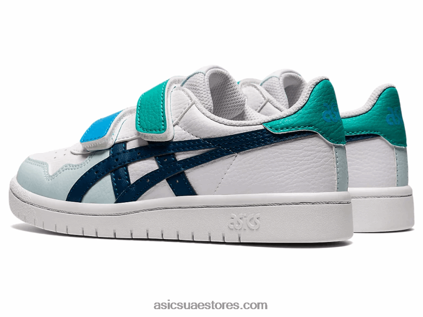 Asics أبيض / ماكو أزرق حضانة اليابان 2N24DJ4540