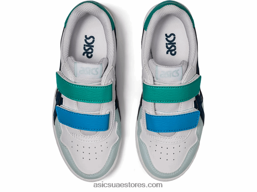 Asics أبيض / ماكو أزرق حضانة اليابان 2N24DJ4540