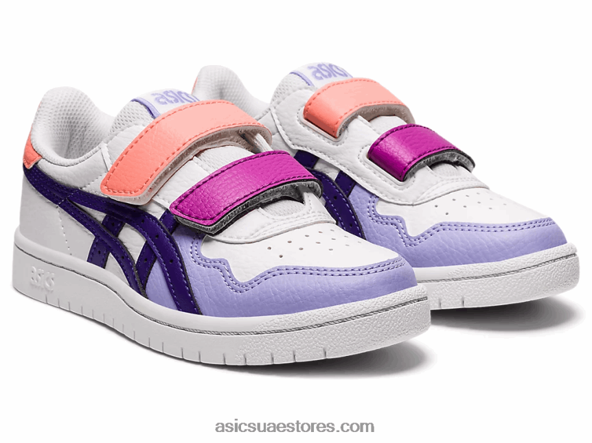 Asics أبيض / أرجواني نبلاء حضانة اليابان 2N24DJ4544