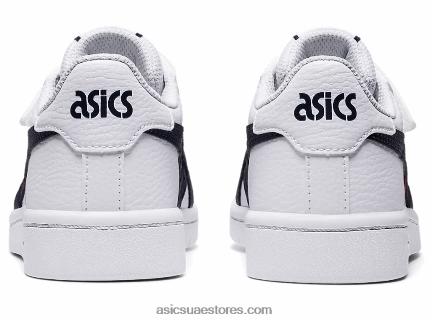 Asics أبيض / أحمر كلاسيكي حضانة اليابان 2N24DJ4559